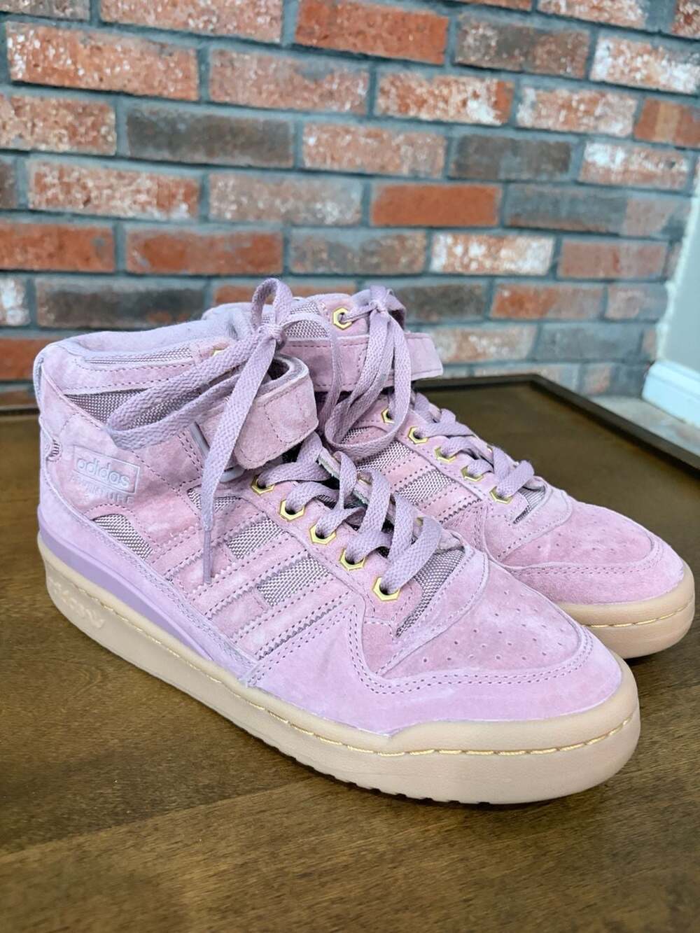Adidas Suede Forum Mid Casual Sport Shoe Magic Mauve Gum Y2k